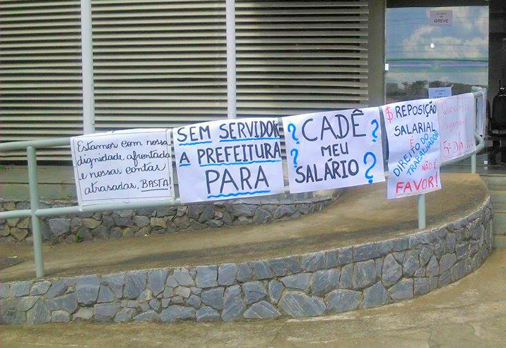 Servidores Municipais de Lavras entram em greve