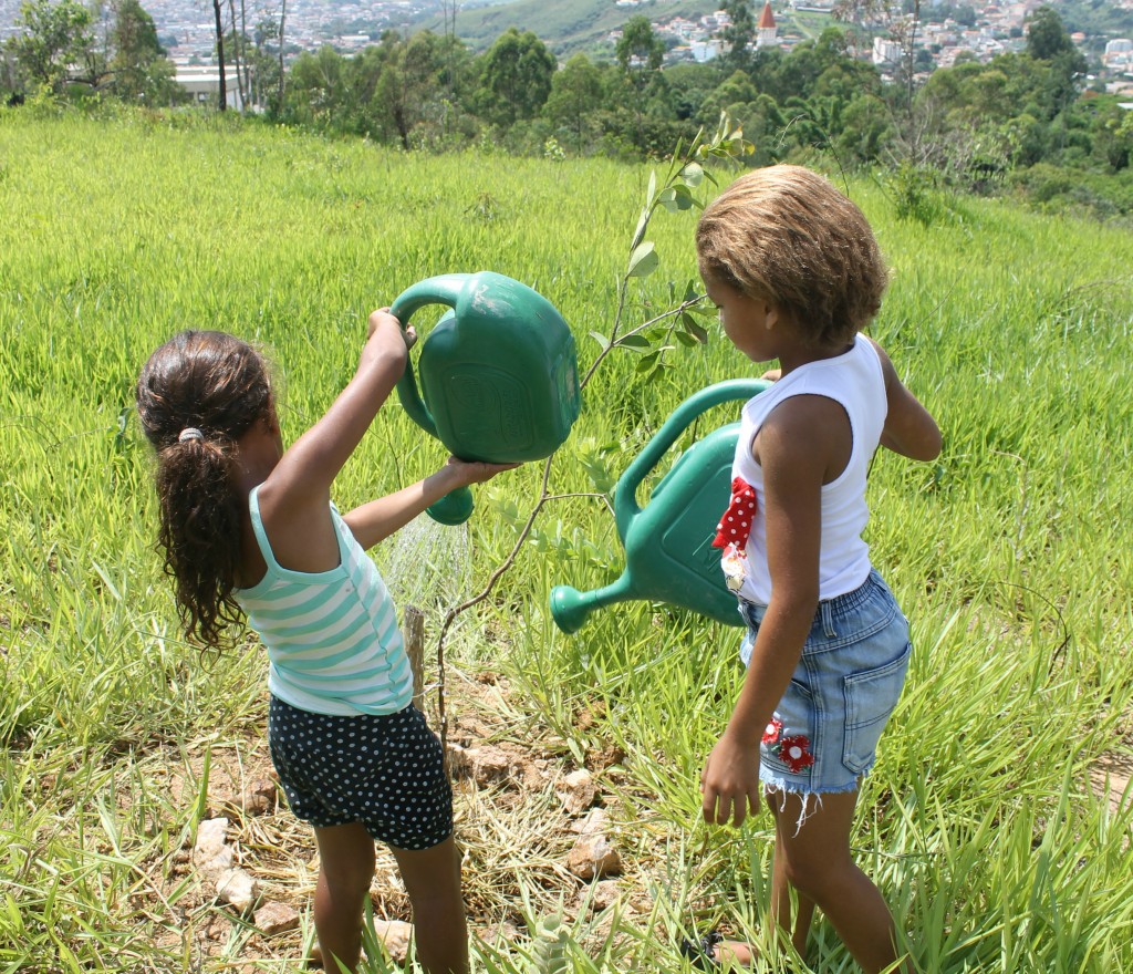 O evento aconteceu a pedido das crianças do bairro FOTO: Rebeca Oliveira