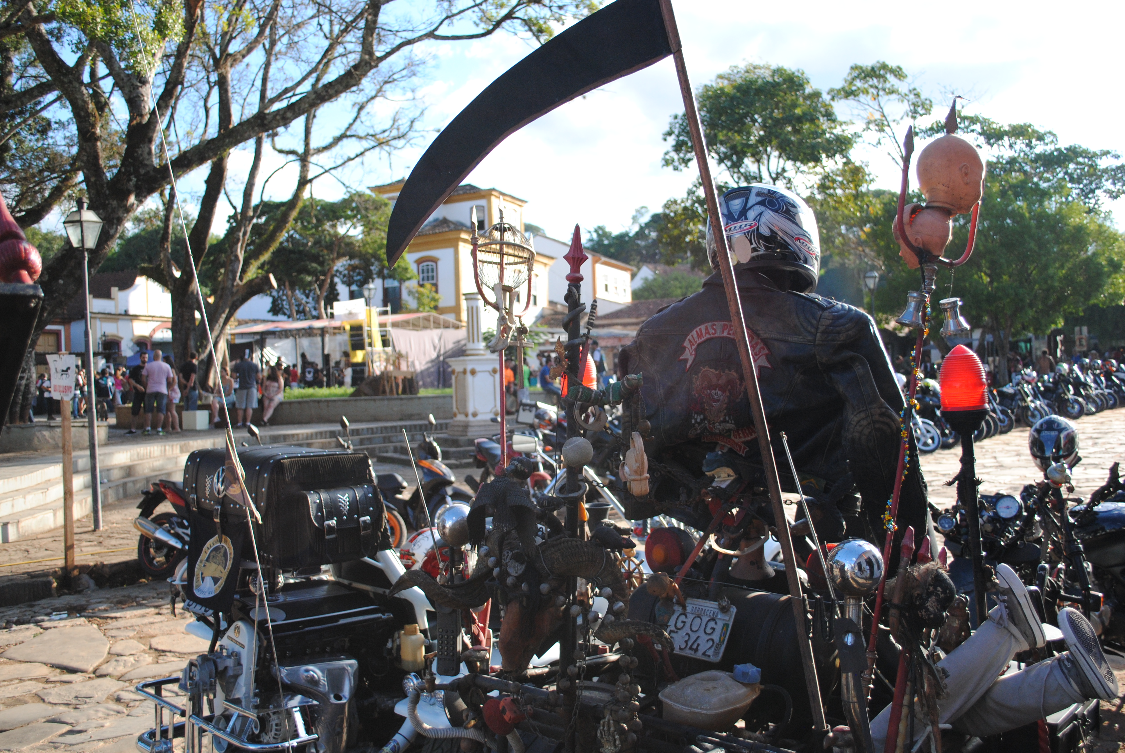 As motocicletas tiveram grande destaque dentro do evento. FOTO/VAN: Lucas Comine
