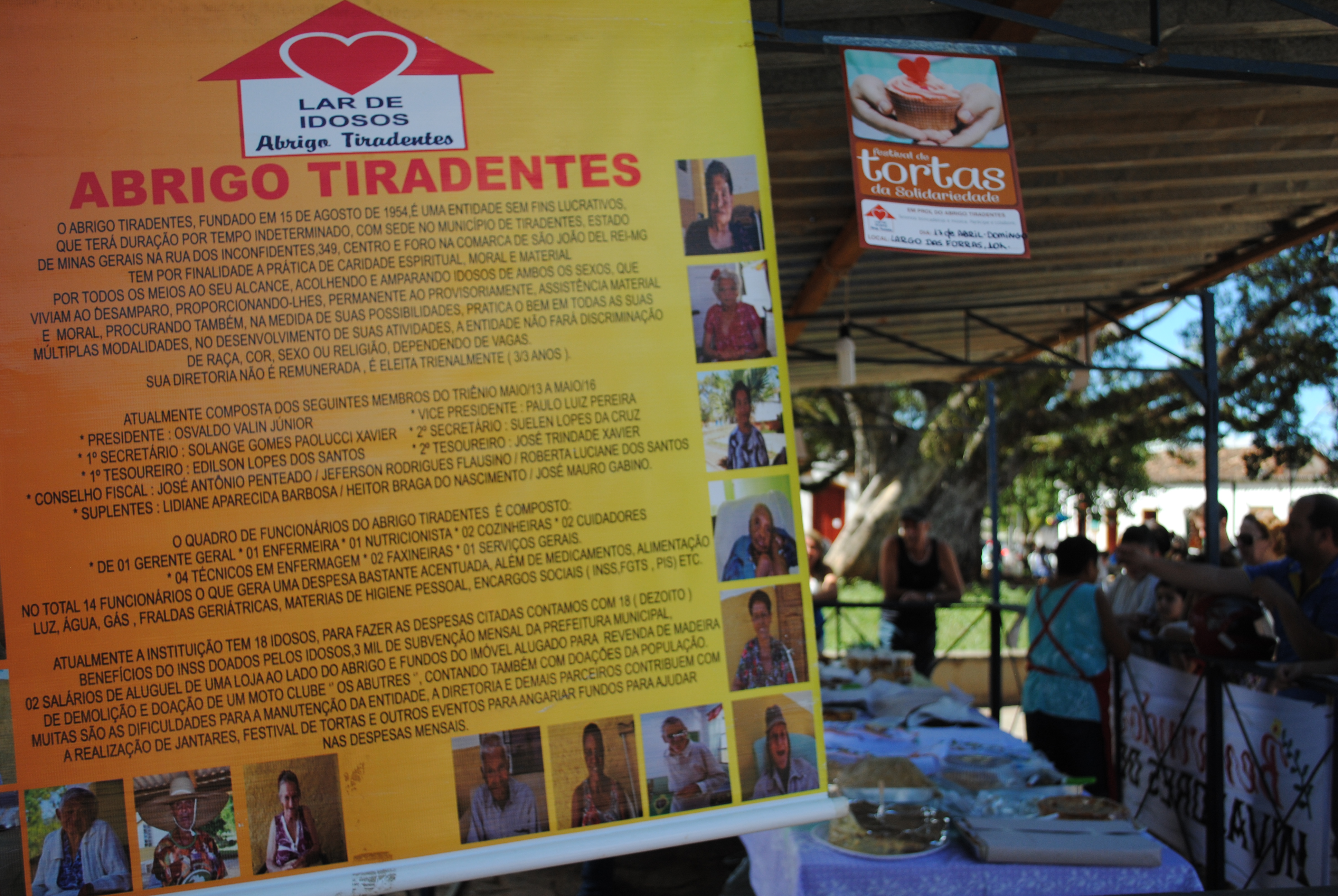 Festival de Tortas Solidárias aconteceu no domingo (17). FOTO/VAN: Lucas Comine