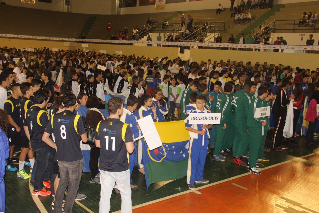 Abertura do JEMG, em 2015, na Ufla. FOTO: Ascom Ufla