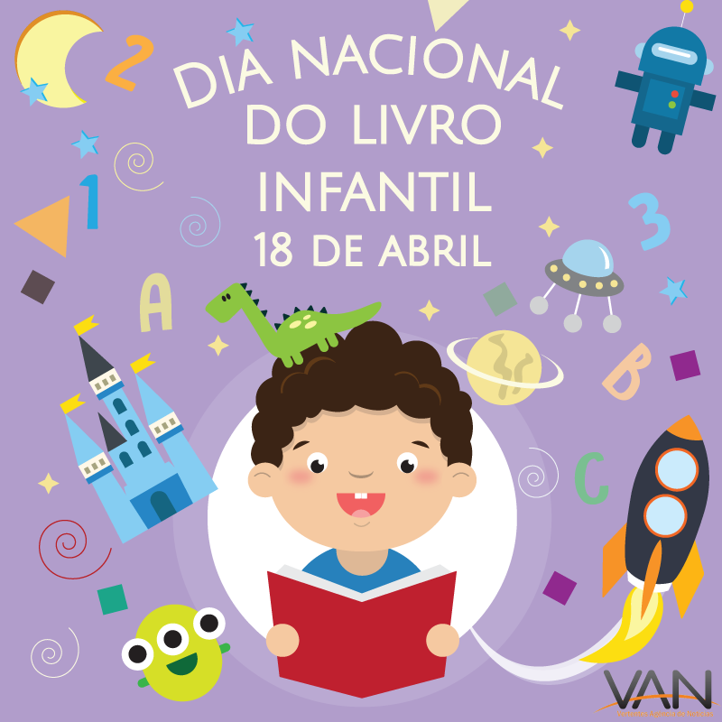 18 de abril: Dia do Livro Infantil. ARTE/VAN: Laila Zin