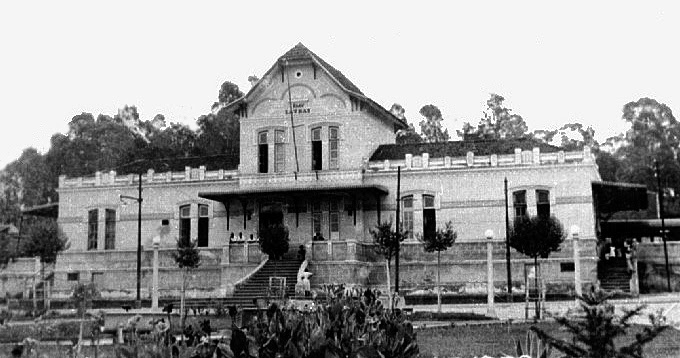 Estação de Lavras, década de 1940.