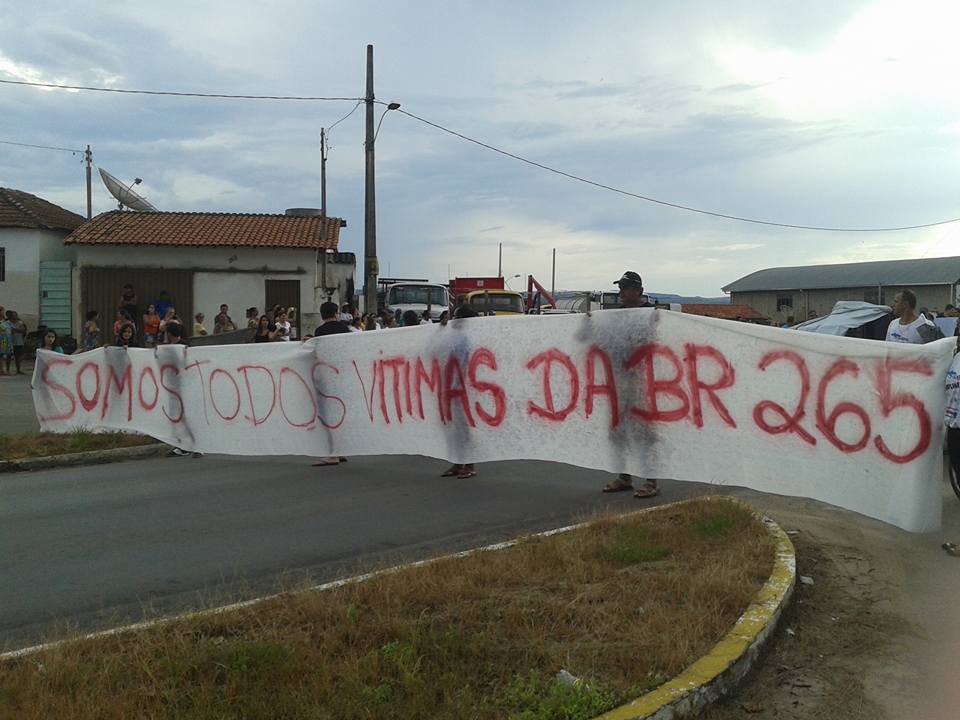 Foto: Divulgação - Blog Somos todos vítimas da BR 265