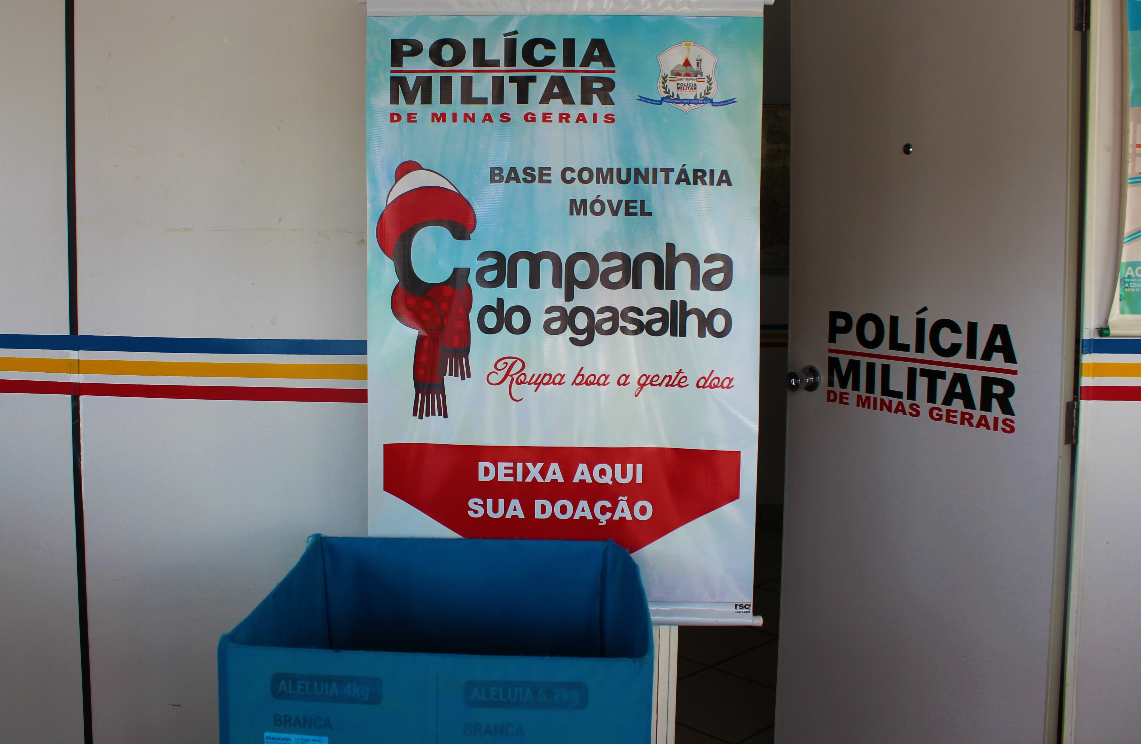 Polícia Militar promove sua primeira Campanha do Agasalho em São João Del-Rei