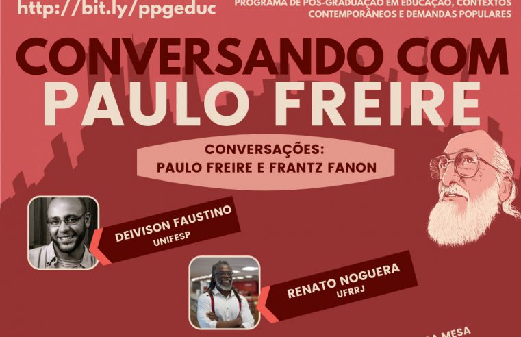 Programa de Pós Graduação da UFRRJ promove ciclo de debates sobre Paulo Freire e Frantz Fanon