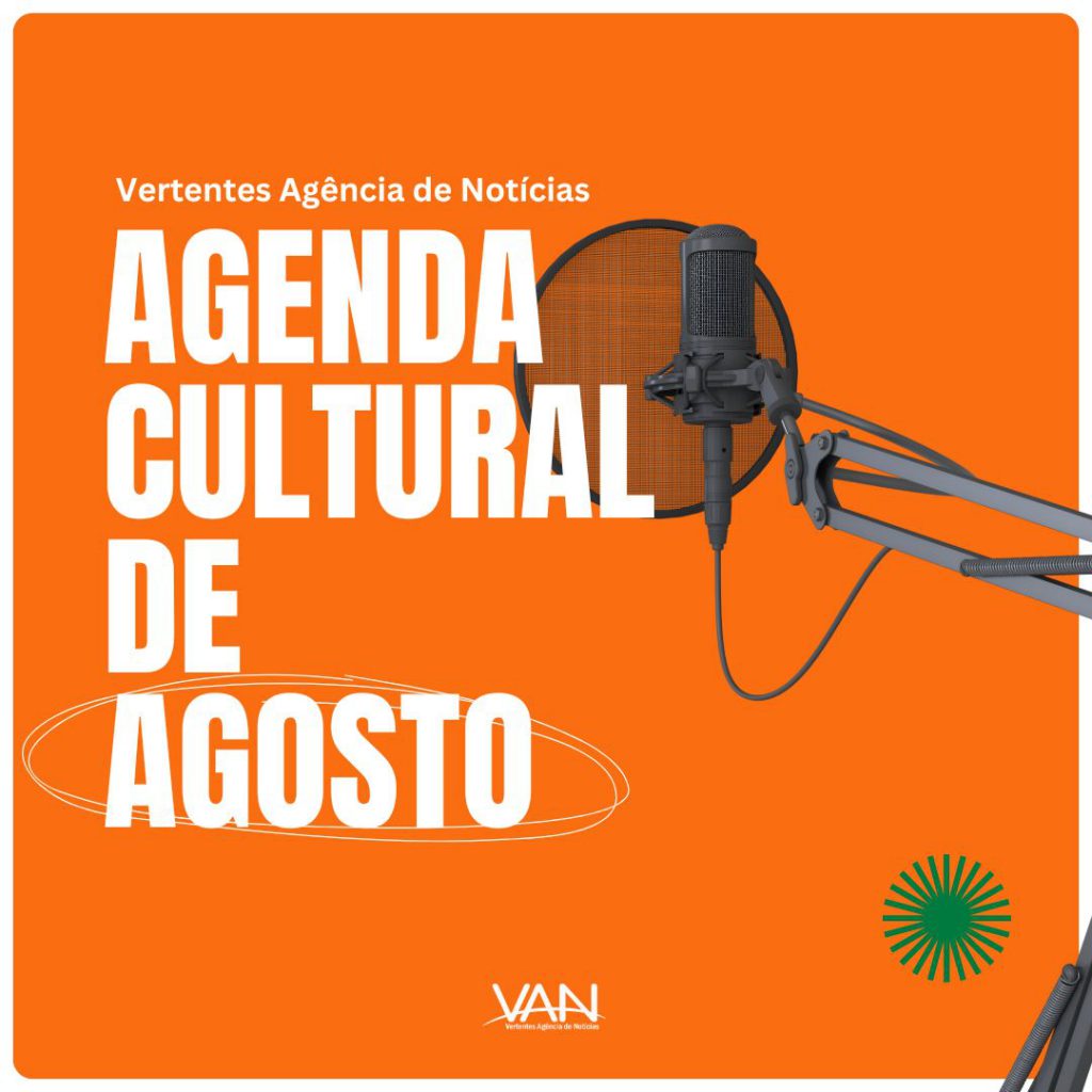 Capa do podcast: Agenda Cultural Agosto