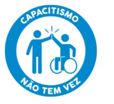 Símbolo "Capacitismo não tem vez".