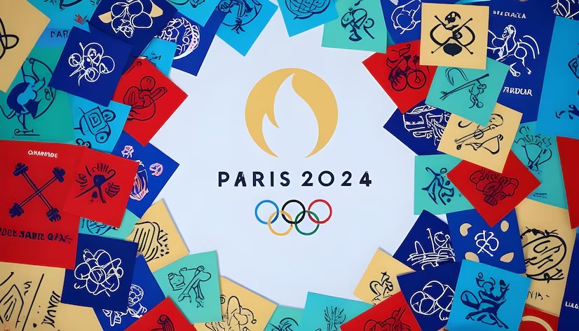 Logo Olimpíadas Paris 2024.