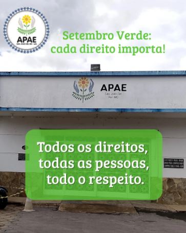 APAExonados: Rede APAE celebra aniversário em meio ao Setembro Verde